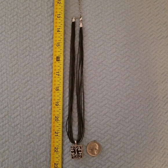 Painted Tile Necklace - Picture 4 of 5